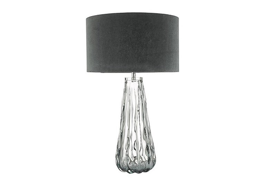 Vezzano Smoked Table Lamp