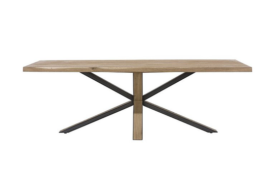Habufa - Detroit Starburst Leg Dining Table - 230-cm - Brown