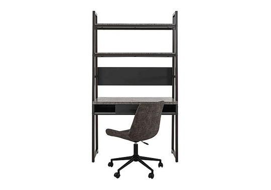 Moon Wall Desk and Rocket Office Chair