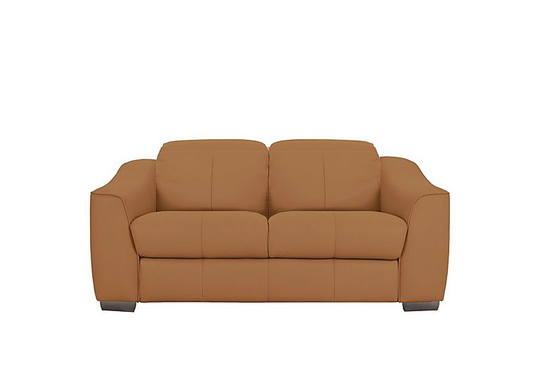 Xavier 2 Seater Leather Power Recliner Sofa with Power Headrests - Yellow- World of Leather