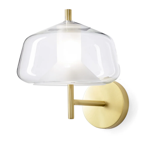 Colusa 1 - Light Dimmable Gold Armed Sconce