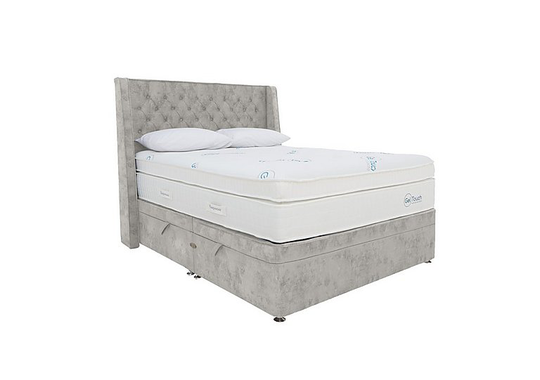 Sleepeezee - Geltouch Advanced 10000 Side-Lift Ottoman Divan Set - King Size - Grey