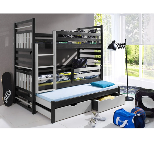 Mulford Bunk Bed with Trundle