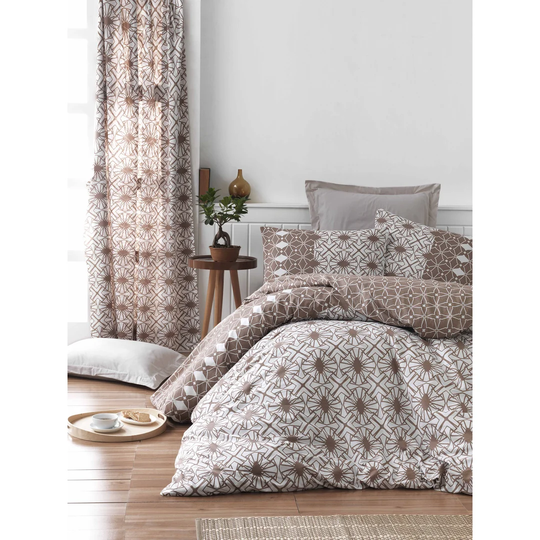 Karley Reinforced Cotton 140 TC Duvet Cover Set