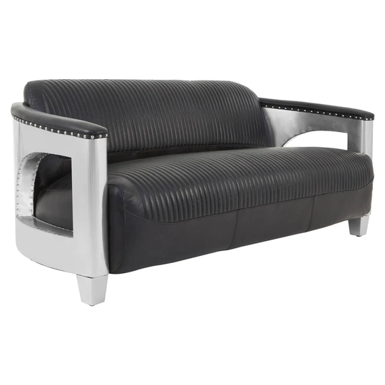 Oronoco Genuine Leather 3 Seater Sofa