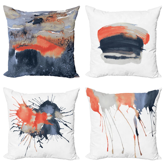 Hambree Indoor/Outdoor Abstract Square Scatter Cushion Cover