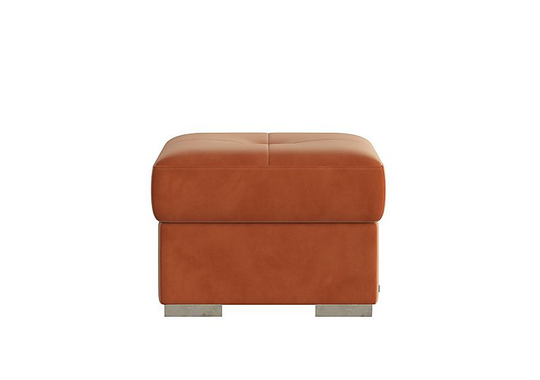 Nicoletti - Galileo Fabric Footstool - Orange