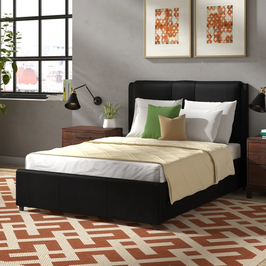 Ellie Upholstered Storage Bed Frame