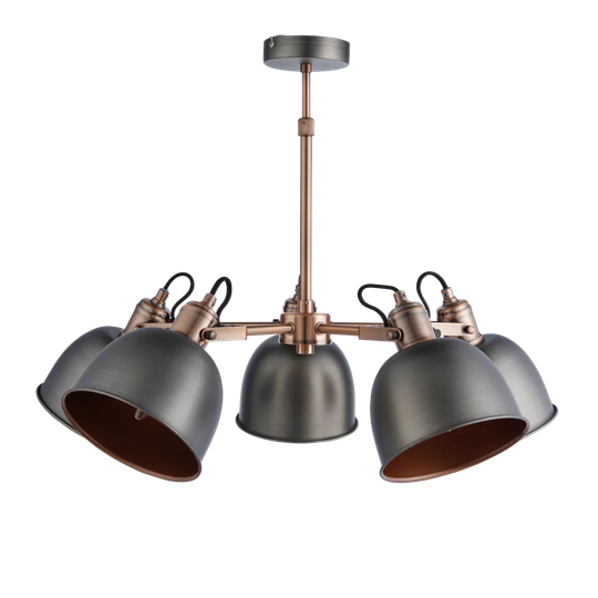 Mcfarland 5 Light Shaded Chandelier