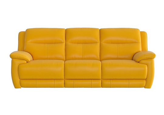 Touch 3 Seater Leather Sofa- World of Leather