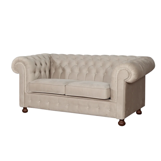 Jeanette 3 Seater Chesterfield Sofa