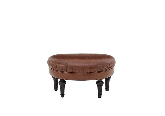 Tetrad - Southwood Leather Footstool - Brown