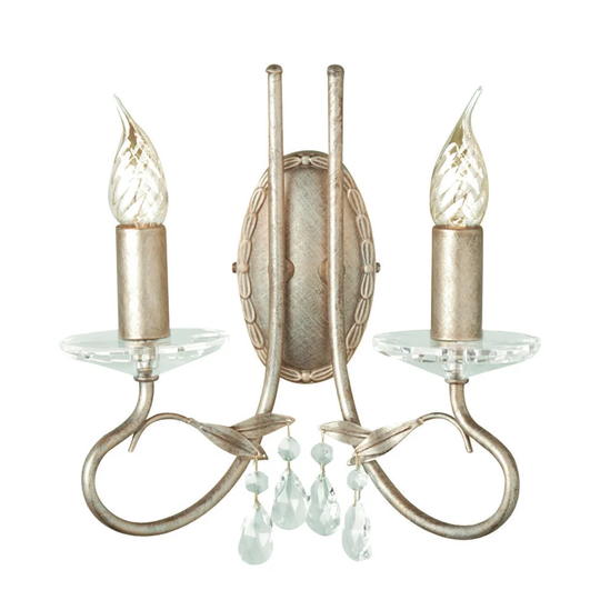 Balmer 2-Light Candle Wall Light
