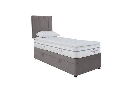 Sleepeezee - Memory Touch 2200 Side-lift Ottoman Divan Set - Single