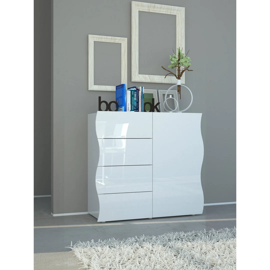Gerda 90 cm Wide 4 Drawer Sideboard