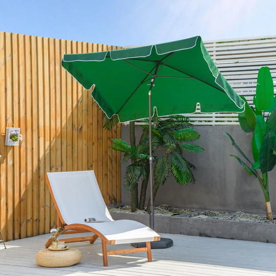 Ahviana 1.9m x 1.3m Rectangular Traditional Parasol