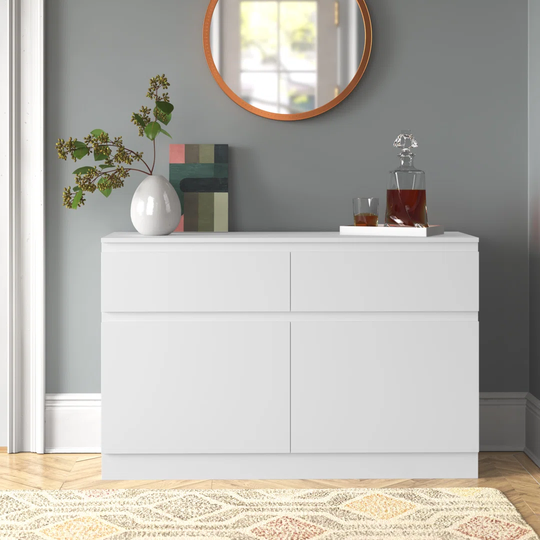Wolverton Modern Large Sideboard 2 Doors 2 Drawers