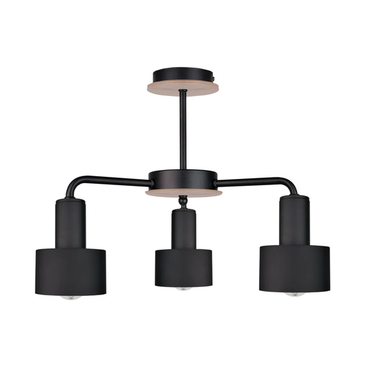 3-Light 45cm Semi Flush Mount