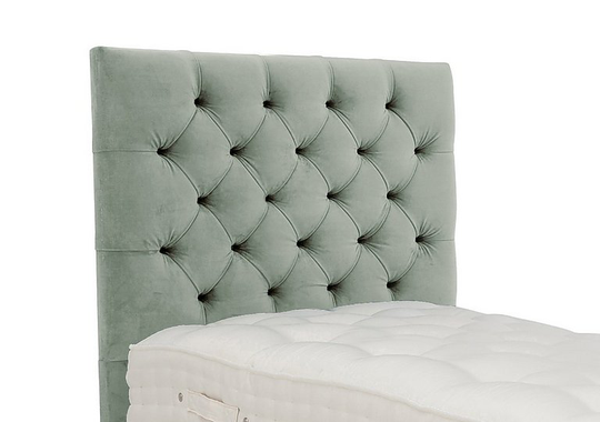 Millbrook - Minley Floor Standing Headboard - Single - Green