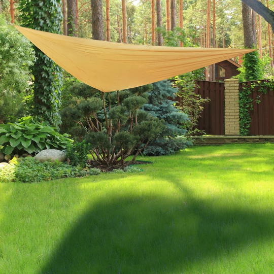 Hi Sunshade Sail Triangular 3 x 3m Beige