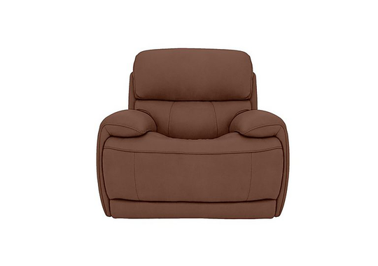 Relax Station Rocco Fabric Power Rocker Armchair with Power Headrest - Brown