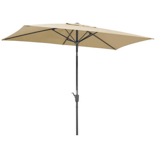 Alliannah 2.7m x 1.5m Rectangular Traditional Parasol
