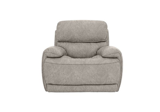 Relax Station Rocco Fabric Power Rocker Armchair with Power Headrest - Grey