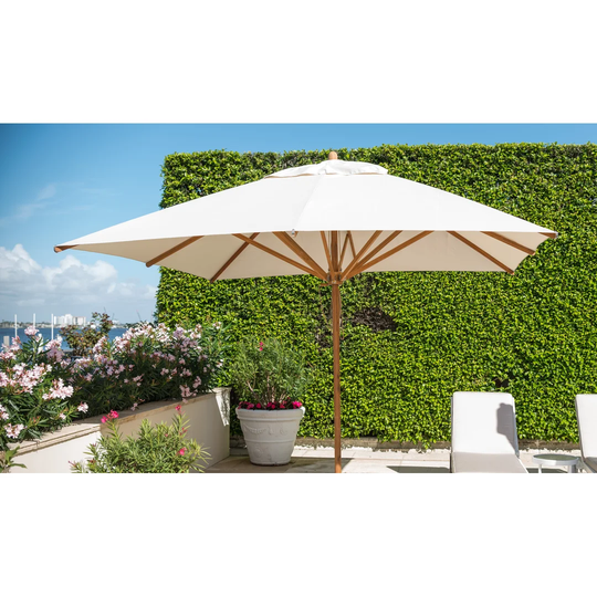 Yadira 2.1m Square Traditional Parasol