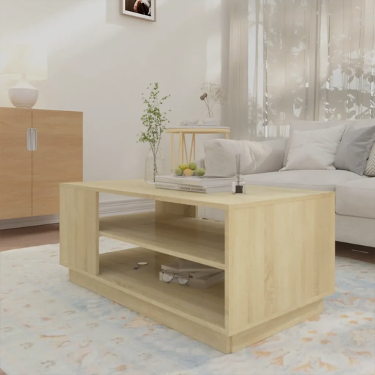 Ebern Designs Coffee Table Concrete Grey 102X55x43 Cm Chipboard
