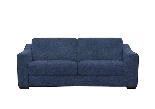 Optimus 3 Seater Fabric Sofa - Blue