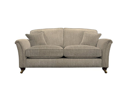 Parker Knoll - Devonshire Large 2 Seater Classic Back Fabric Sofa - Natural