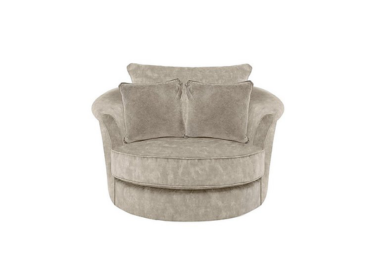 Ariana Twister Snuggler Chair - Beige