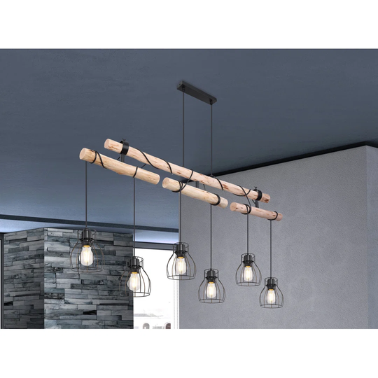 Pinkham 6 - Light Kitchen Island Dome Pendant
