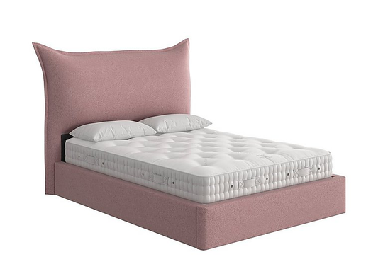 Lunar Manual Lift Ottoman Bed Frame - King Size - Pink