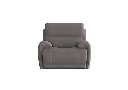 Link Fabric Power Recliner Armchair with Power Headrests - Grey