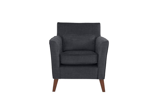 Emilia Fabric Accent Chair - Blue