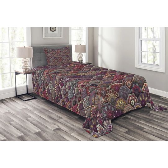 Agasthya Bedspread Set with Pillow Sham