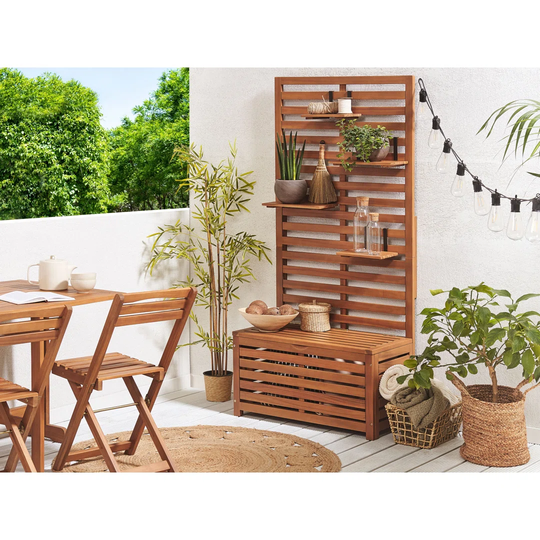 Dmareon Wooden Storage Bench