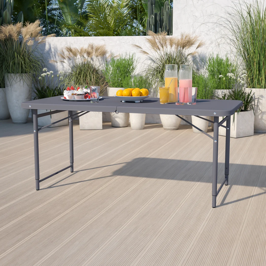 Adjustable Folding Table