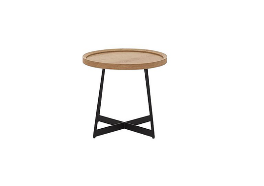 Nordic Oak Lamp Table - Brown