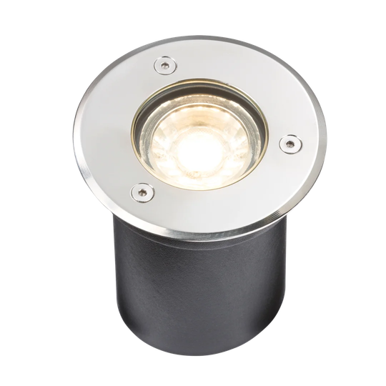 230V IP65 3W LED Stainless Steel Recessed Ground Light - 3000K