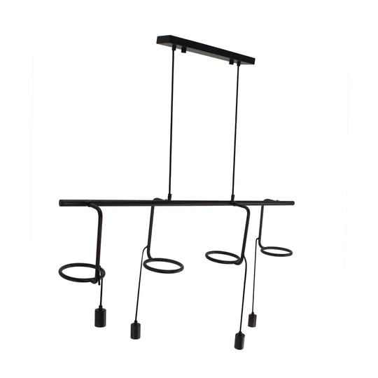 Montiel 4 Light Kitchen Island Bulb Pendant