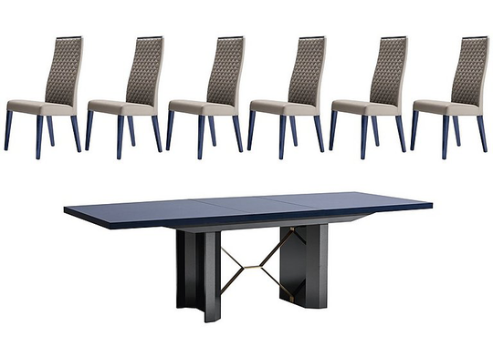 ALF - Oceanum Extending Dining Table and 6 Chairs - 250-cm