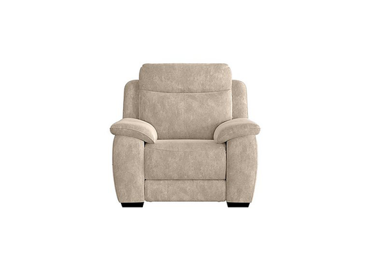 Starlight Express Fabric Power Recliner Armchair - Cream