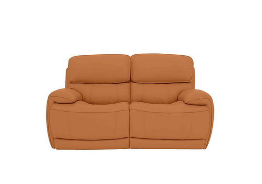 Relax Station Rocco 2 Seater Leather Power Rocker Sofa with Power Headrests - Yellow- World of Leather