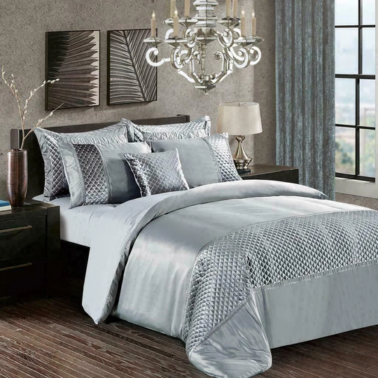 Calla White Microfibre 180 TC Duvet Cover Set