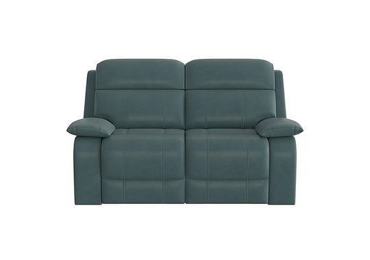 Moreno 2 Seater Leather Power Recliner Sofa - Green- World of Leather