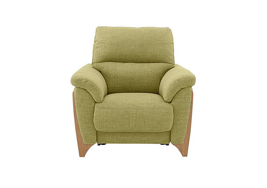Ercol - Enna Fabric Power Recliner Armchair - Green