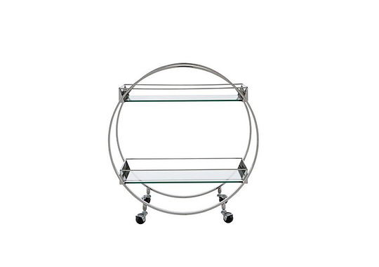 Alfred Drinks Trolley - Silver