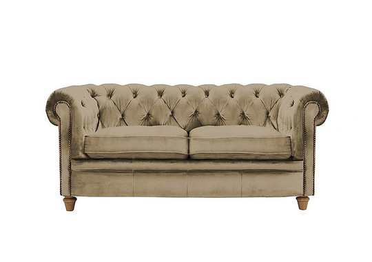 Alexander and James - New England Newport 2 Seater Fabric Sofa - Beige